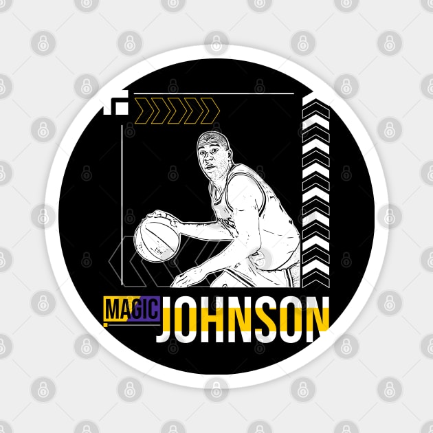 magic johnson | 1996 Magnet by Aloenalone